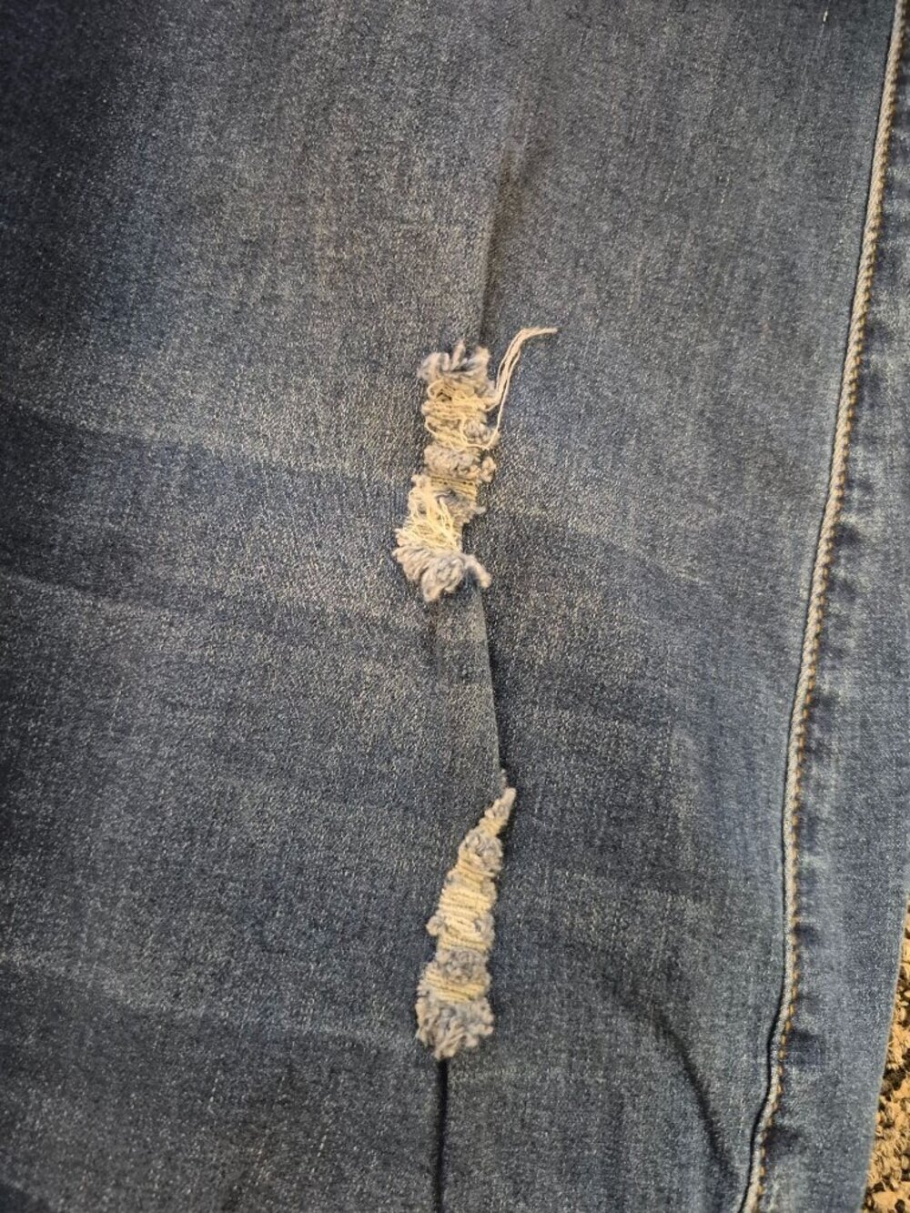 Women's High-Waisted Distressed Skinny Jeans Size 16 by Blue Turtle - Picture 8 of 12